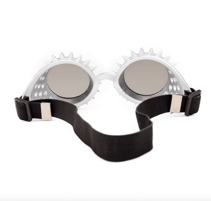 Fliegerbrille Steampunk White Power