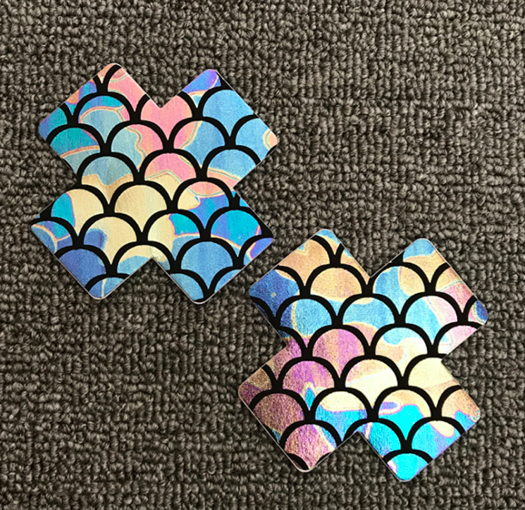 Nippel Sticker Metallic Mermaid