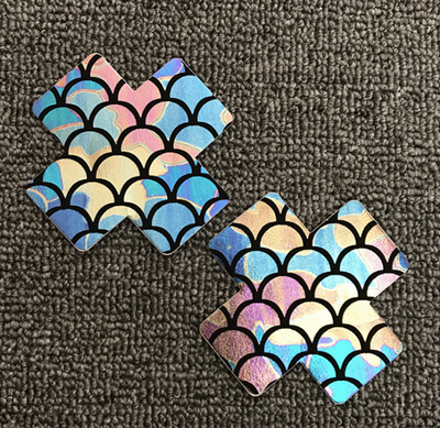 Nippel Sticker Metallic Mermaid
