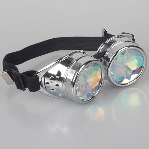 Fliegerbrille Steampunk Kaleidoskop