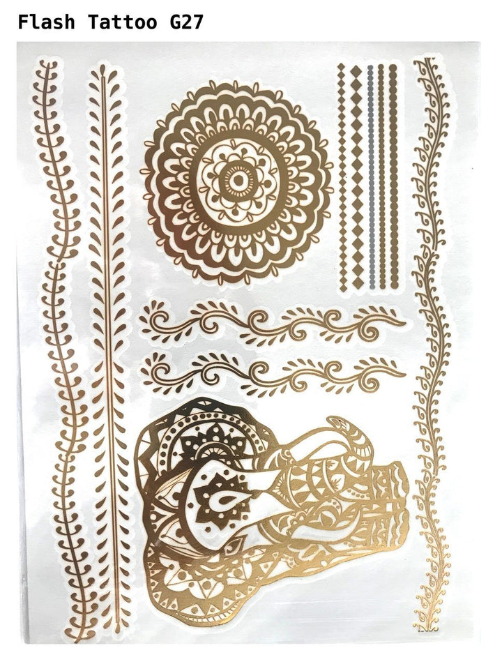 FLASH TATTOO's GOLD (grosse Bögen)
