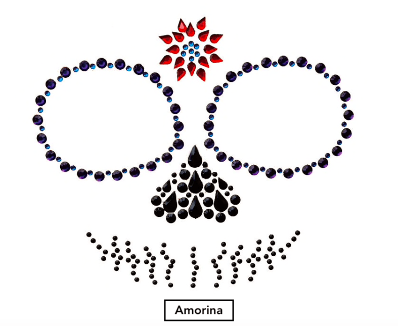 Glitzersteine Spooky