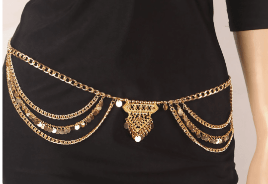 Bauchkette Boho Triangle