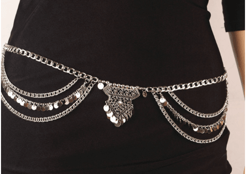 Bauchkette Boho Triangle