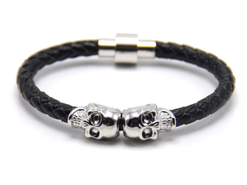 Armband Skull Leder