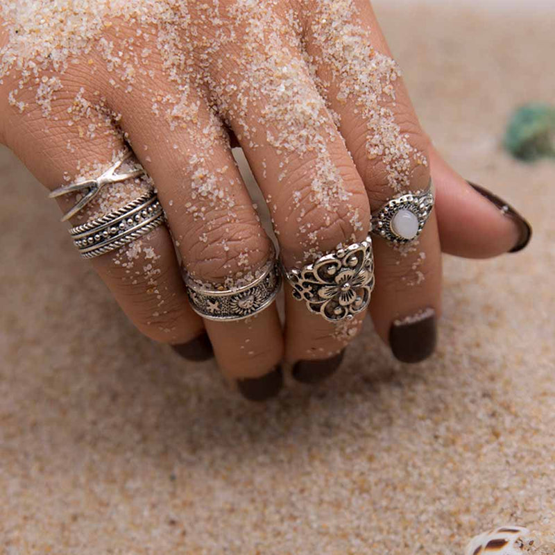 Ring Set Flower Vibes