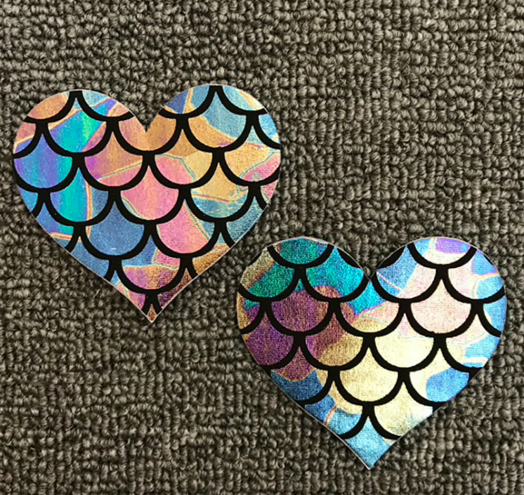 Nippel Sticker Metallic Mermaid