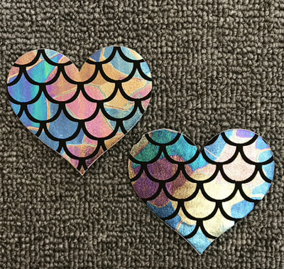 Nippel Sticker Metallic Mermaid