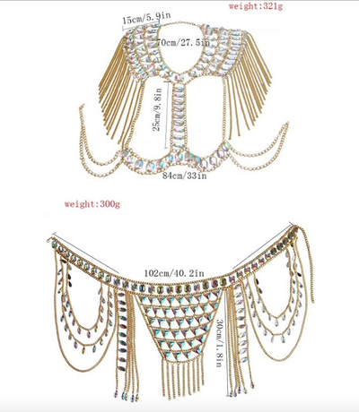Körperschmuck Set Gia