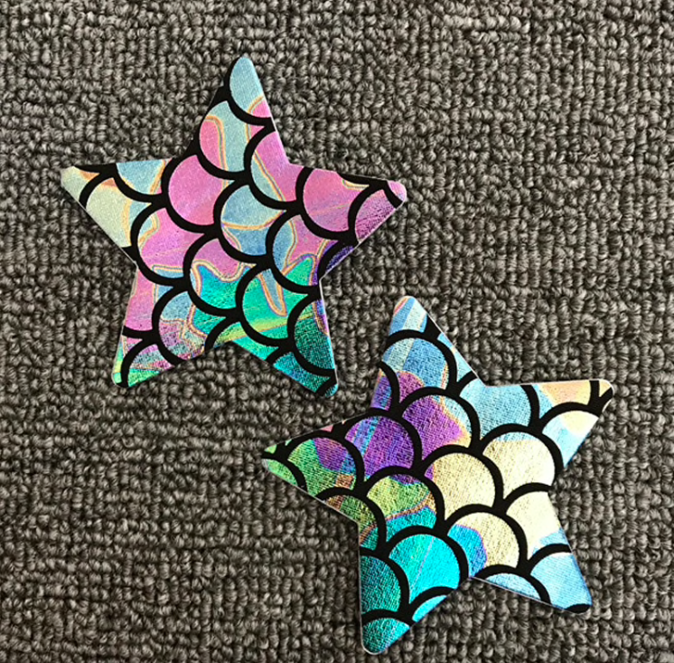 Nippel Sticker Metallic Mermaid