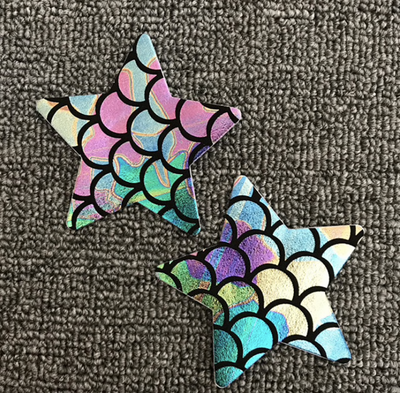 Nippel Sticker Metallic Mermaid