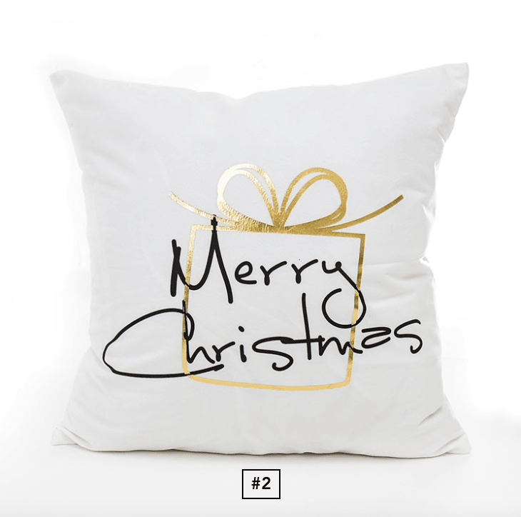 Weihnachtsdekoration Kissenbezüge Weiss