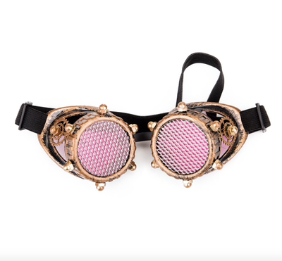 Fliegerbrille Steampunk Vintage Pinky