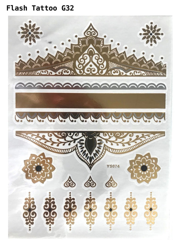 FLASH TATTOO's GOLD (grosse Bögen)
