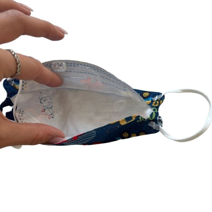 Mehr Platz und Atmung dank Fischform 3D Struktur Kinder Schutzmasken - Kindermasken kaufen