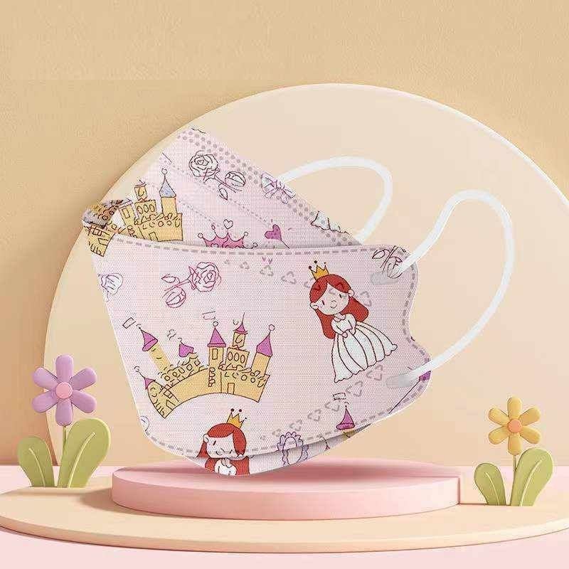 Fischform KF94 Kindermasken Prinzessin