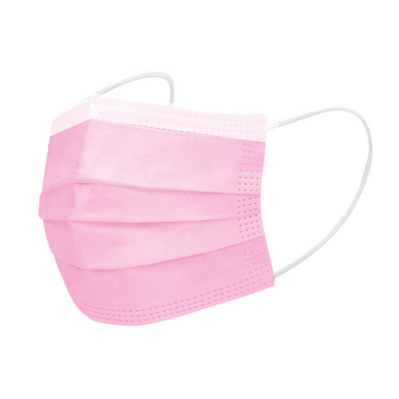 Pinke Einwegmaske Hygienemaske Atemschutz - gepruefte und zertifizierte Einwegmasken Schweiz kaufen