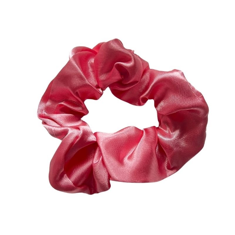 Pink Rosa Satin Seide Scrunchies Haargummis online kaufen Schweiz 
